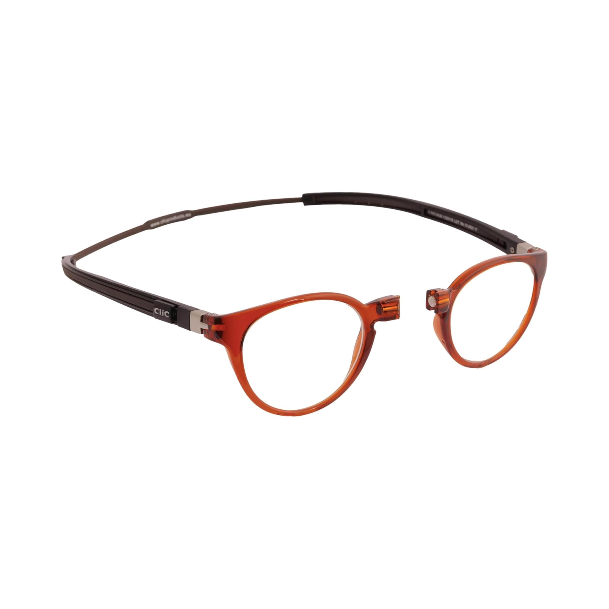Clic Eyewear - Tube Pantos - Gafas de lectura con imán flexible - Gafas de lectura para hombre/mujer - Made in Italy