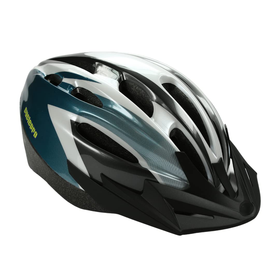 Raleigh - CSH105M - CyclePro Trace Lightweight Adjutable Unisex Cycling Helmet Size 58-61cm in Blue and Silver