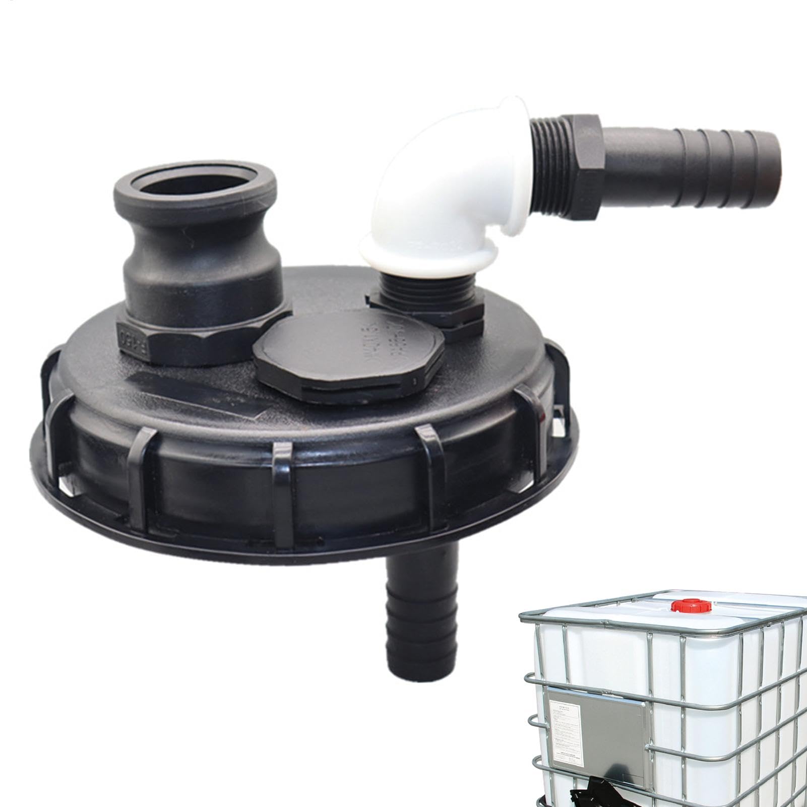 Couvercle de récipient IBC, récipient épais pour IBC, couvercle de réservoir IBC, bouchon d'entrée épais pour le stockage de liquide, adaptateur de réservoir IBC, couvercle anti-fuite pour eau