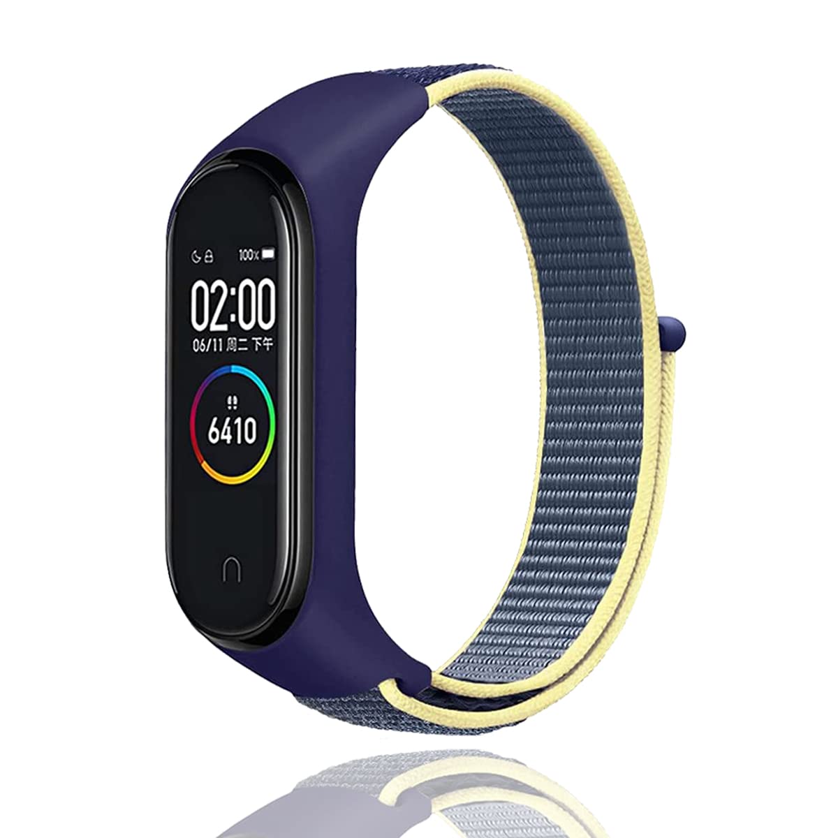 Correa de nailon para Xiaomi Mi Band 7/6/5/4/3, pulsera de repuesto de nailon ajustable, compatible con Xiaomi Mi Band 7/6/5/4/3 para mujeres y hombres — view 13