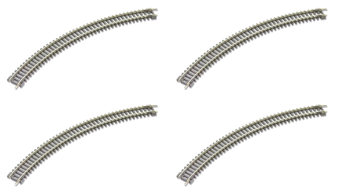 Peco ST-15 No 2 Radius Double Curve Track Pieces N Gauge x4