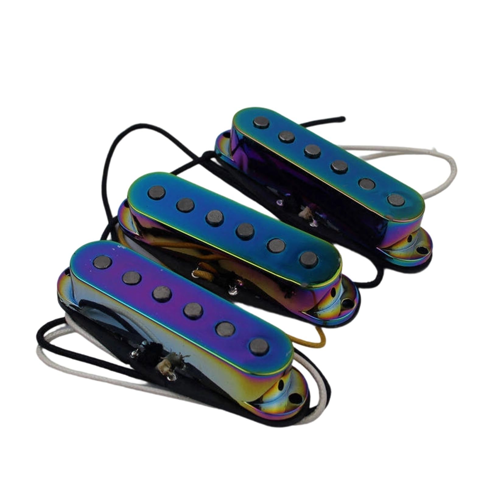 E Gitarren Tonabnehmer Single Coil SSS Set Mit Alnico Magneten Farbiges Zubehör