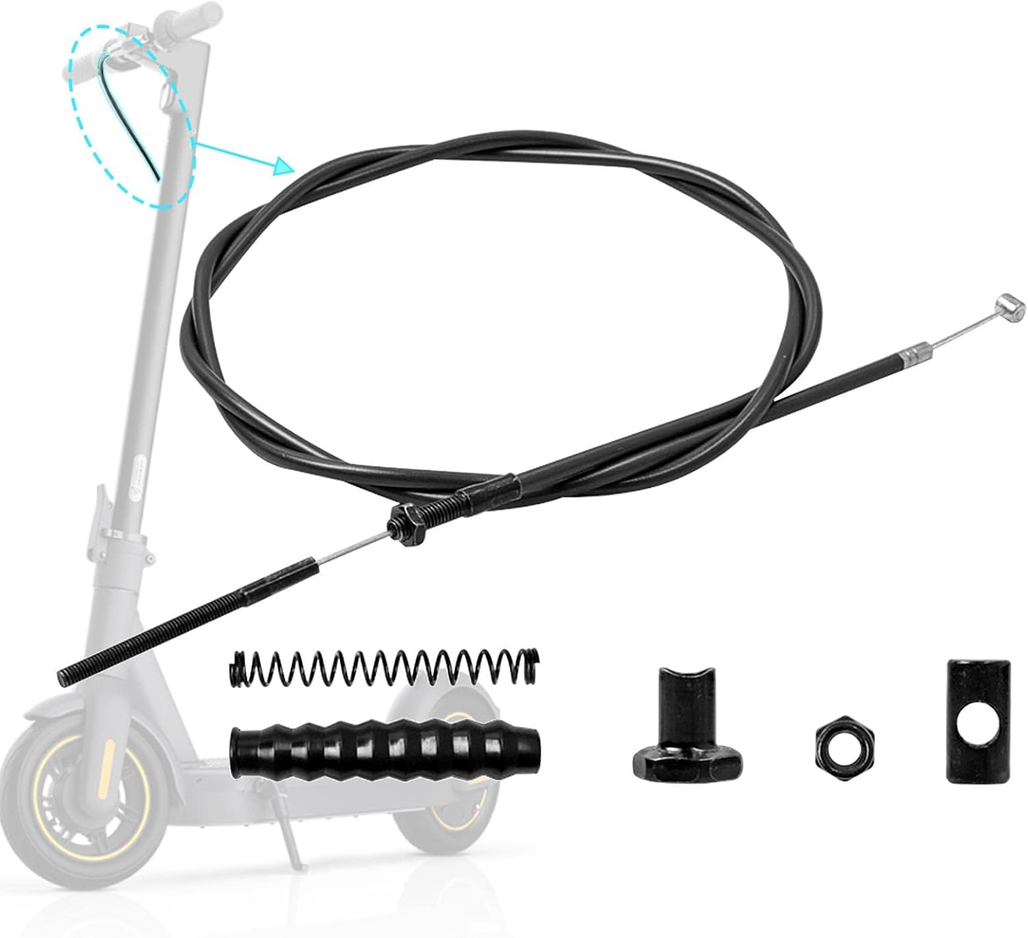 Felixstory Brake Cable Kit, Waterproof Front Brake Cable