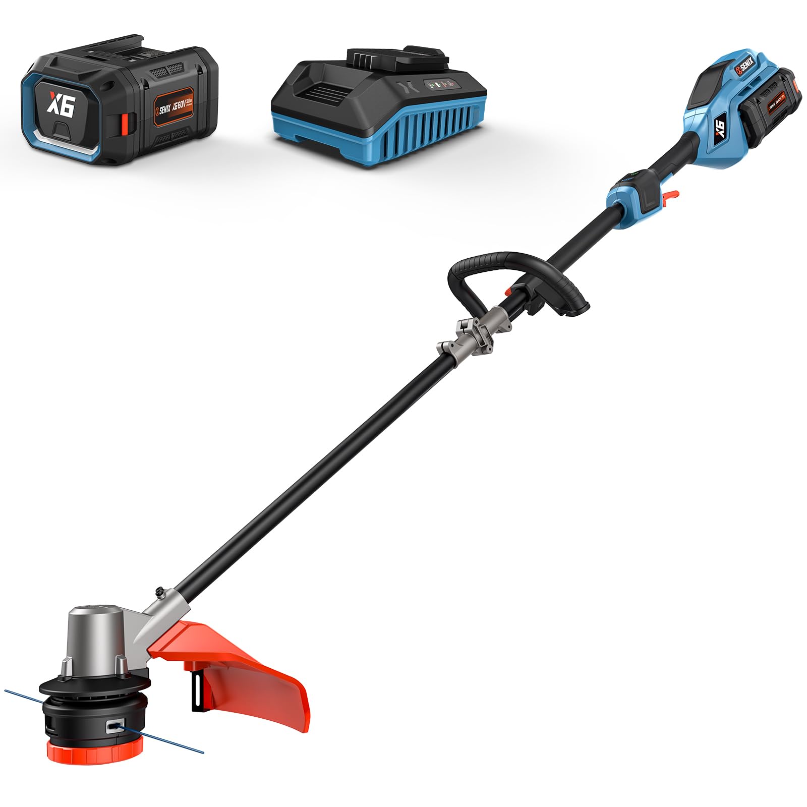 SENIX 16-Inch String Trimmer 60V Cordless Weed Wacker