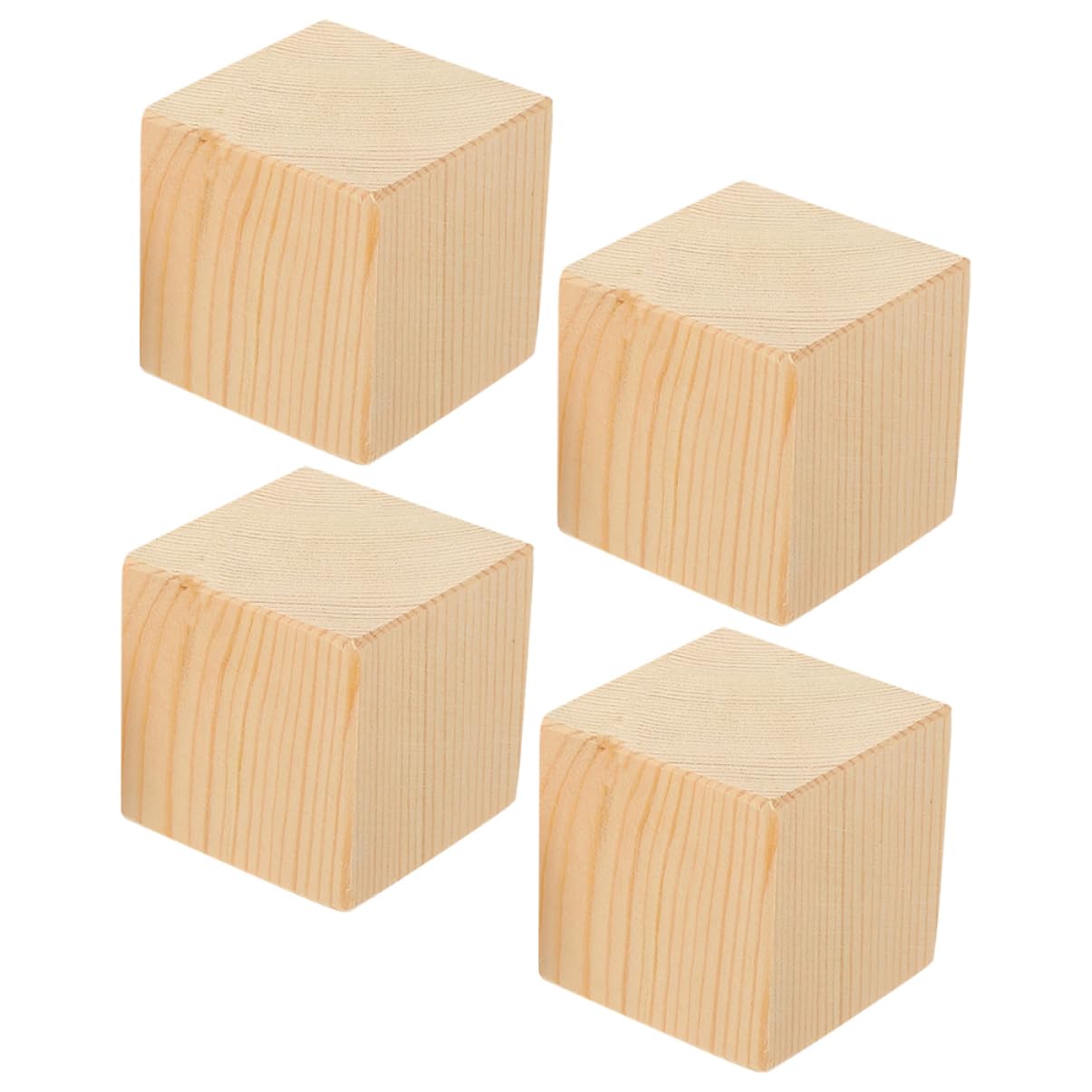 SEWACC 4Pcs Heavy Duty Furniture Risers Slip Wood Blocks for Height Lift of Chairs Sofas Desks Tables Elevation for Enhanced Stability and Floor Protection