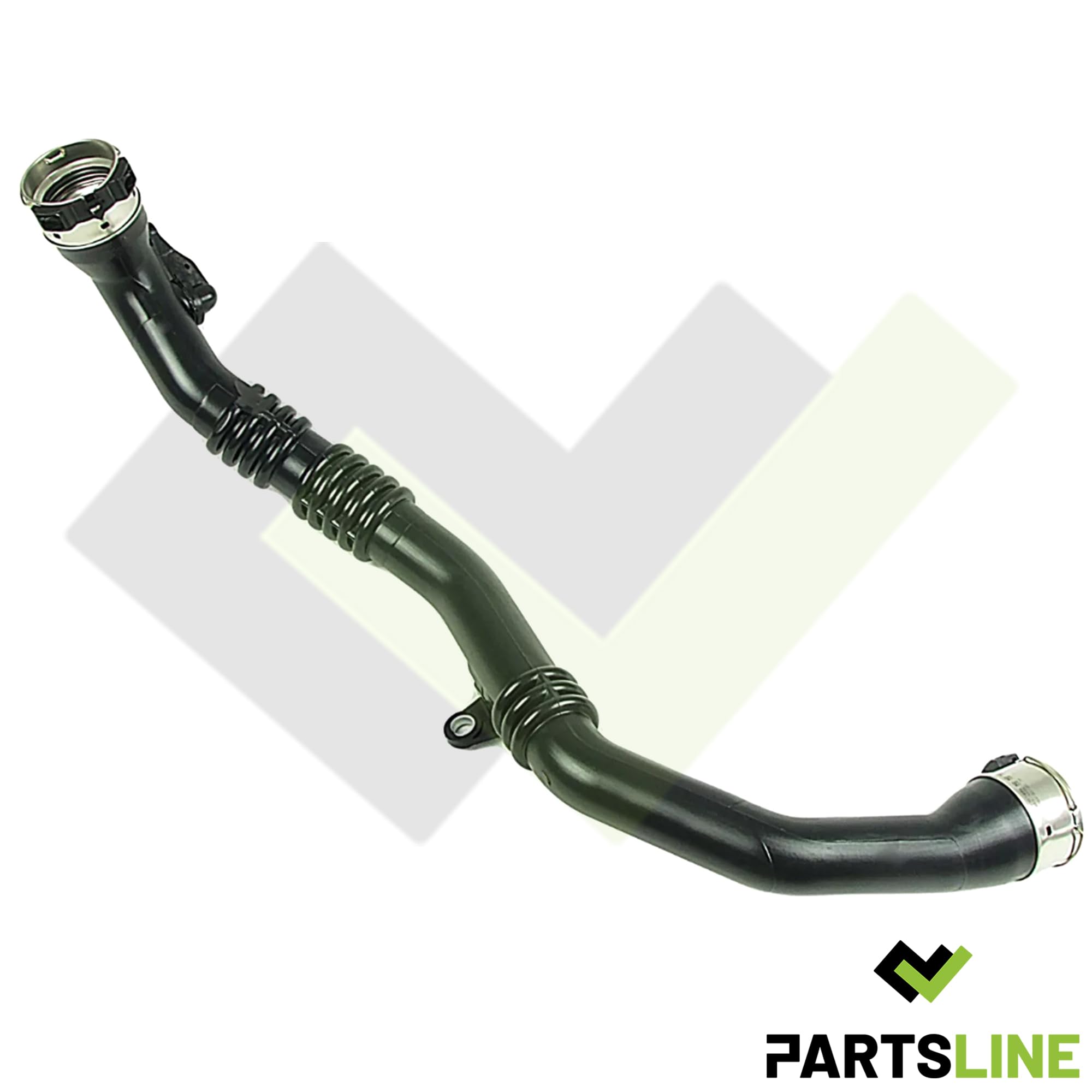 Partsline Durite d'air de turbocompresseur compatible avec Dokker, Duster, Lodgy, Logan II, Sandero II, Captur I, Clio IV 1.5 dCi - 144604599R 144608527R