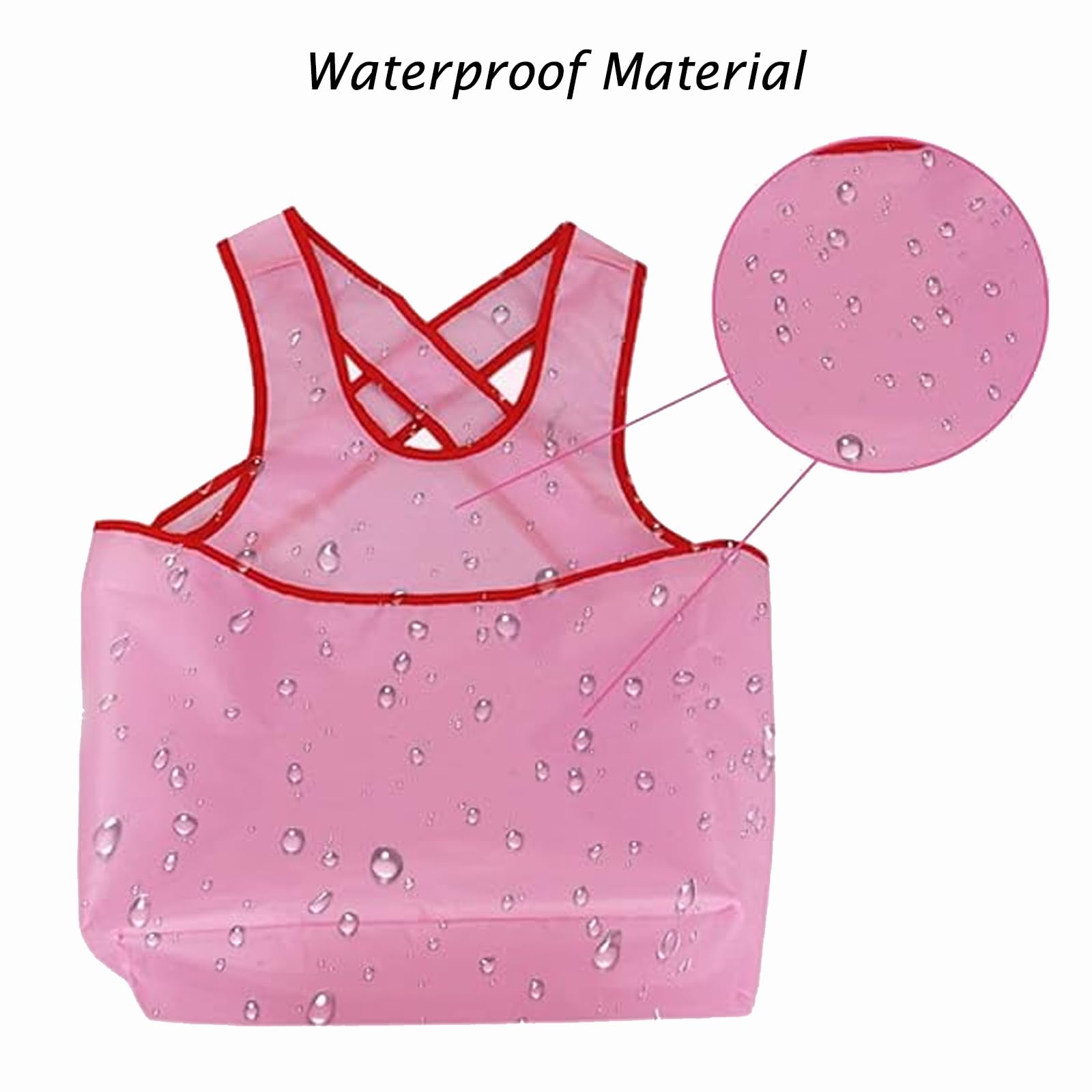 TZMFHD Laundry Apron With Pouch, Exquisite Sleeveless Clothes Drying Apron, Portable Cross Back Apron - Image 4