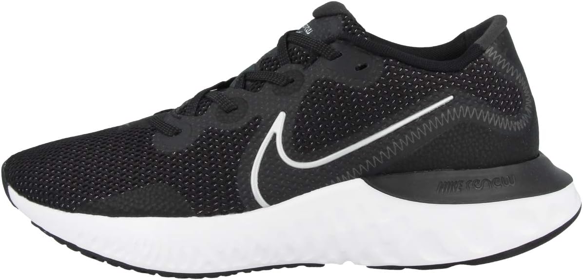 Nike Men's Road Running Shoe, Black Metallic Silver White, 10.5