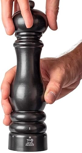 Miniatura 4 de PEUGEOT 41939 Molinillo de sal París, madera de haya, negro satinado, 8.7 in