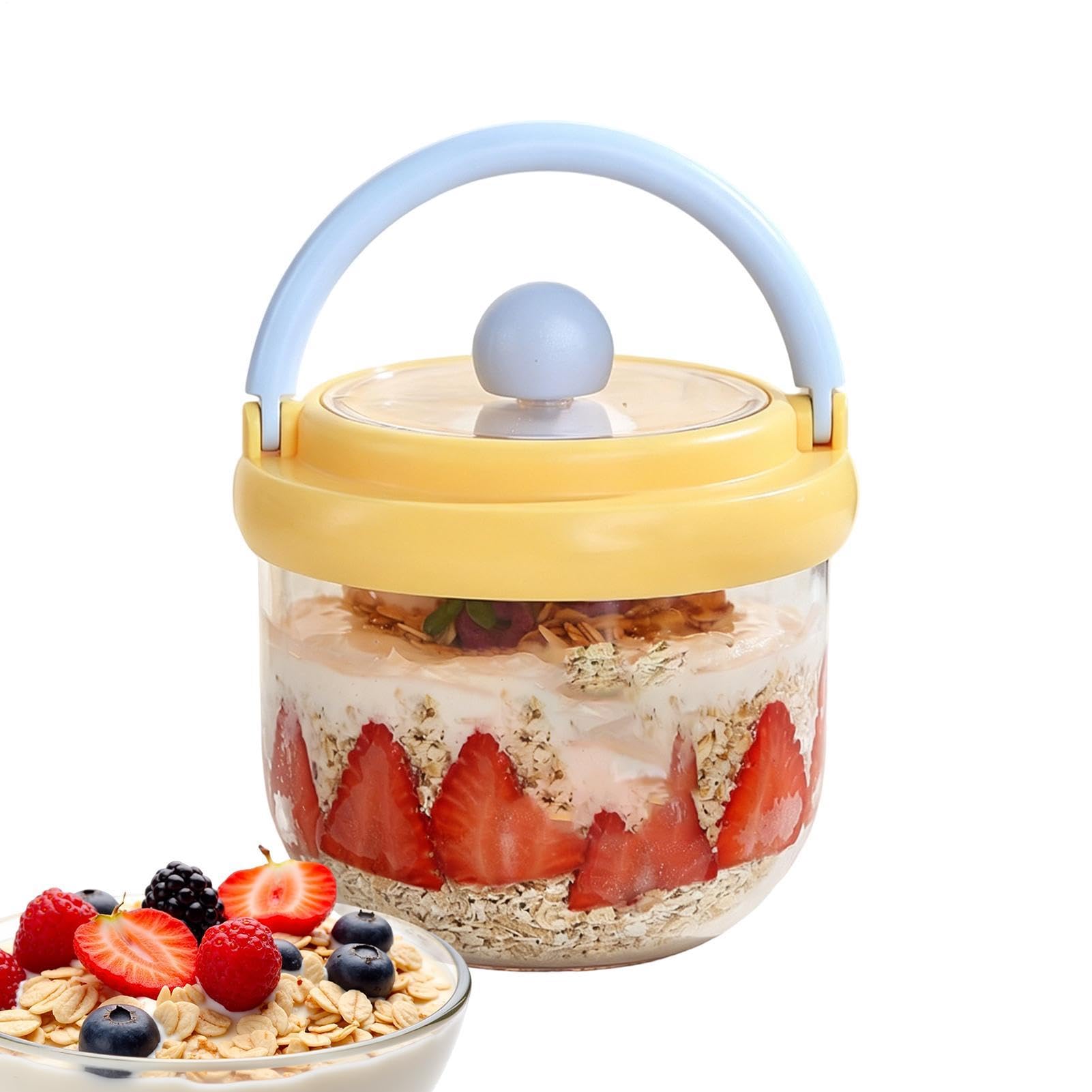 Tarros de avena para la noche: la solución hermética para tus desayunos y almuerzos en el trabajo