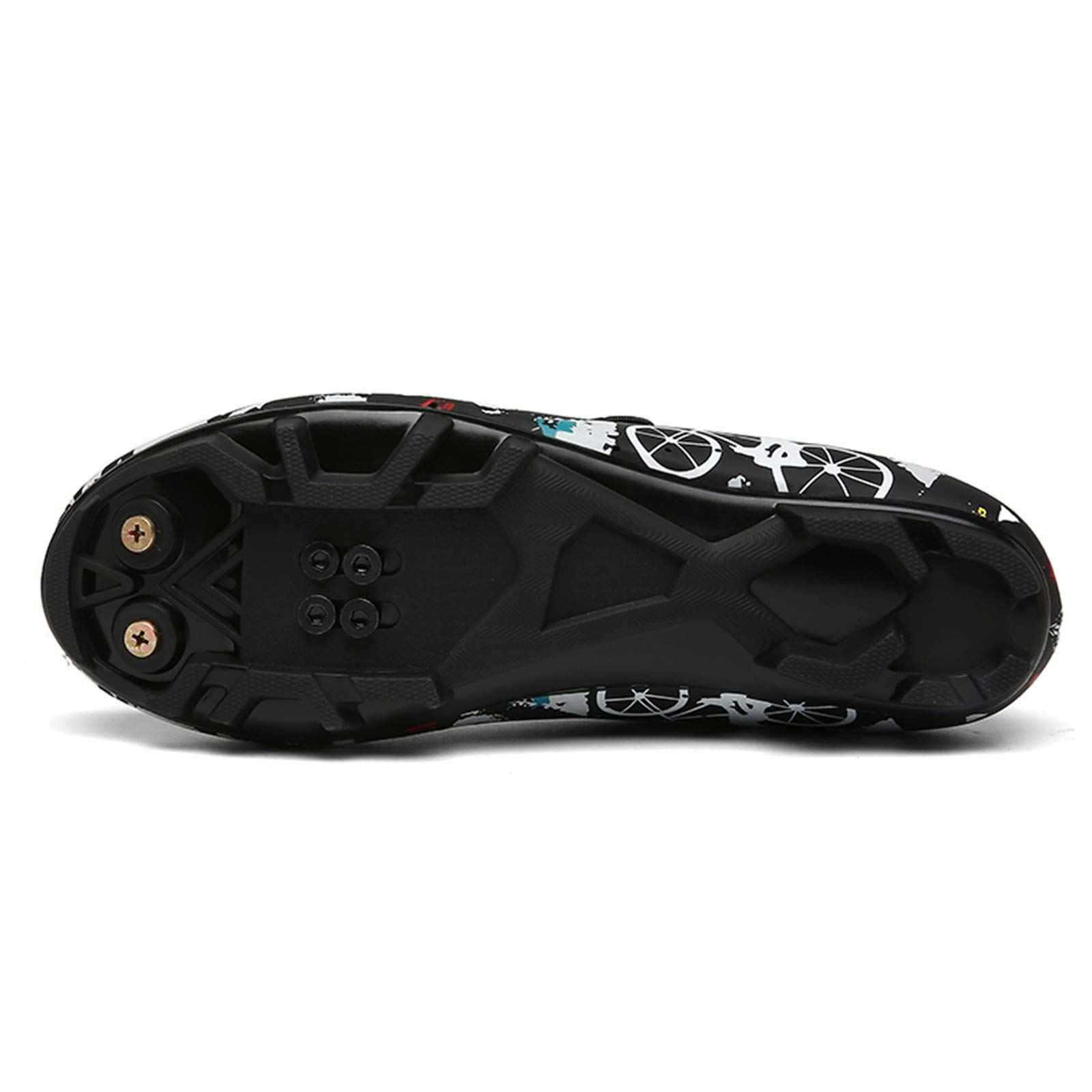 Fahrradschuhe Herren Damen MTB Schuhe SPD Mountainbike Schuhe Anti-Skid Atmungsaktiv Radschuhe Rennradschuhe