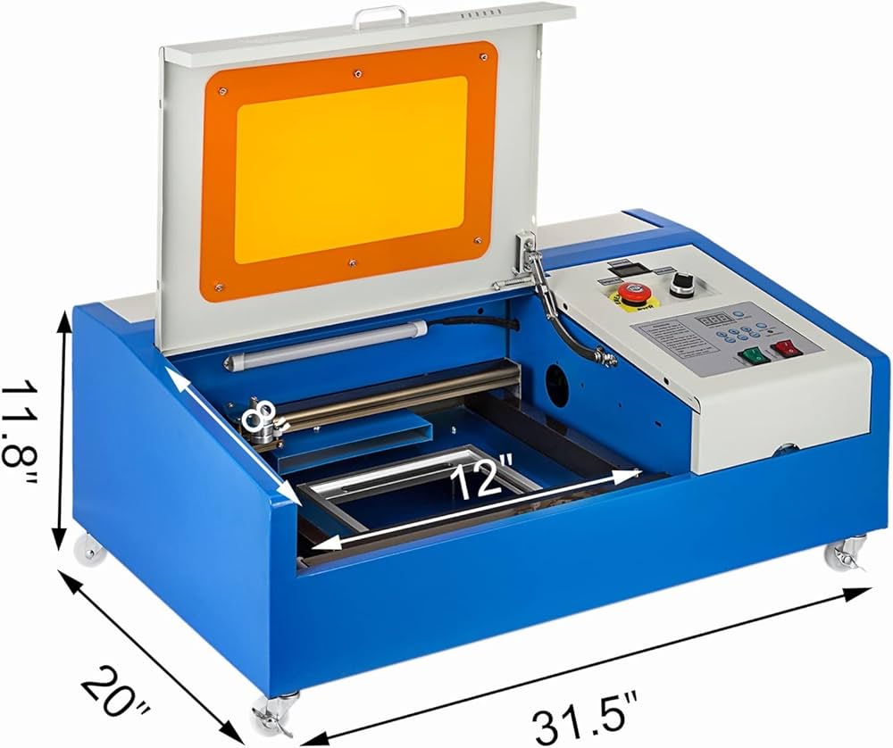 Amazon | K40 アップグレードされた 40W CO2 彫刻家 3020 彫刻切断機