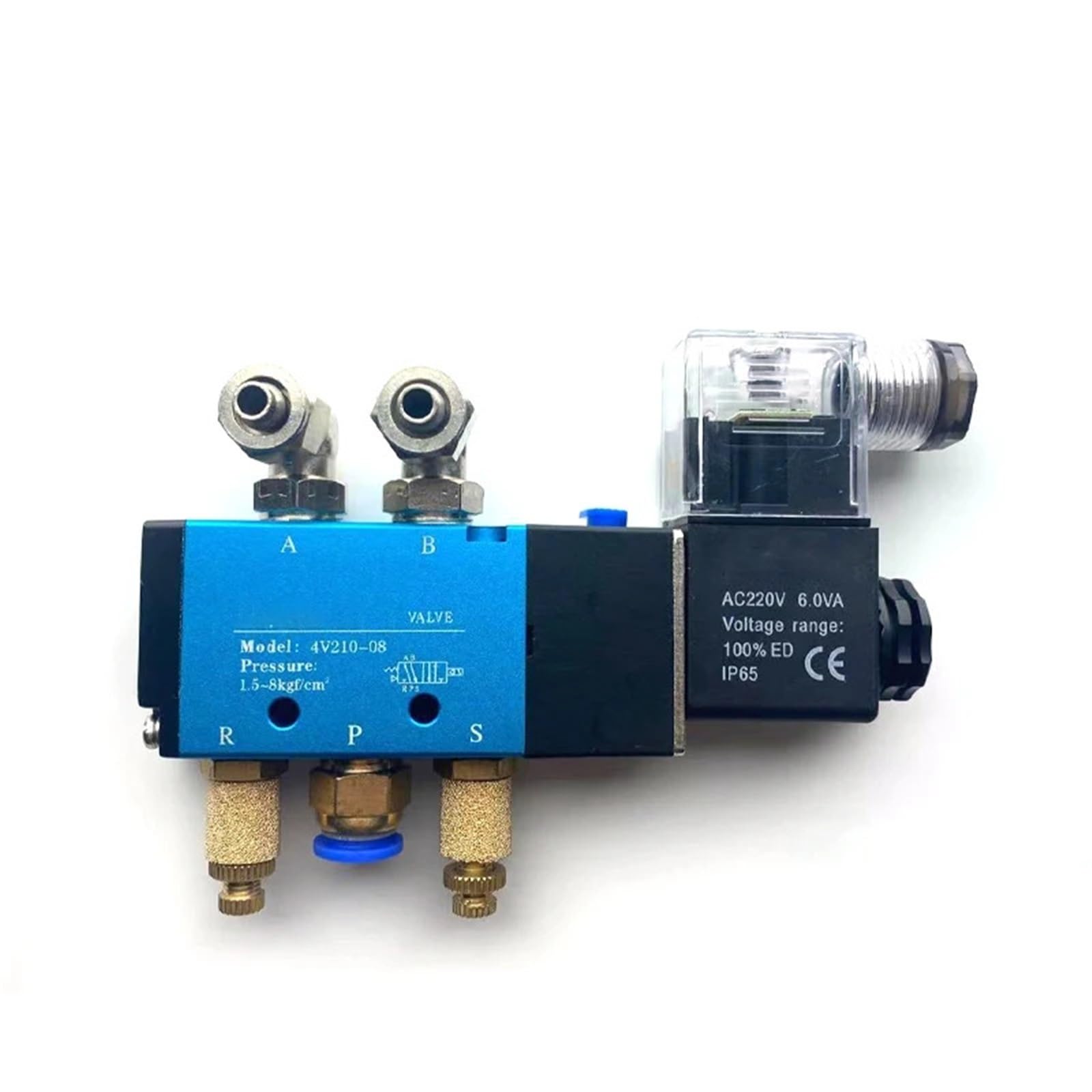 Distributeur pneumatique 4V210-08 12V pour vérin et automatisme industriel