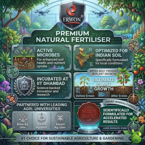 Image of Erwon Aquarium Plant Fertilizer for best growth of Live aquarium and water plants. (1000 ml)