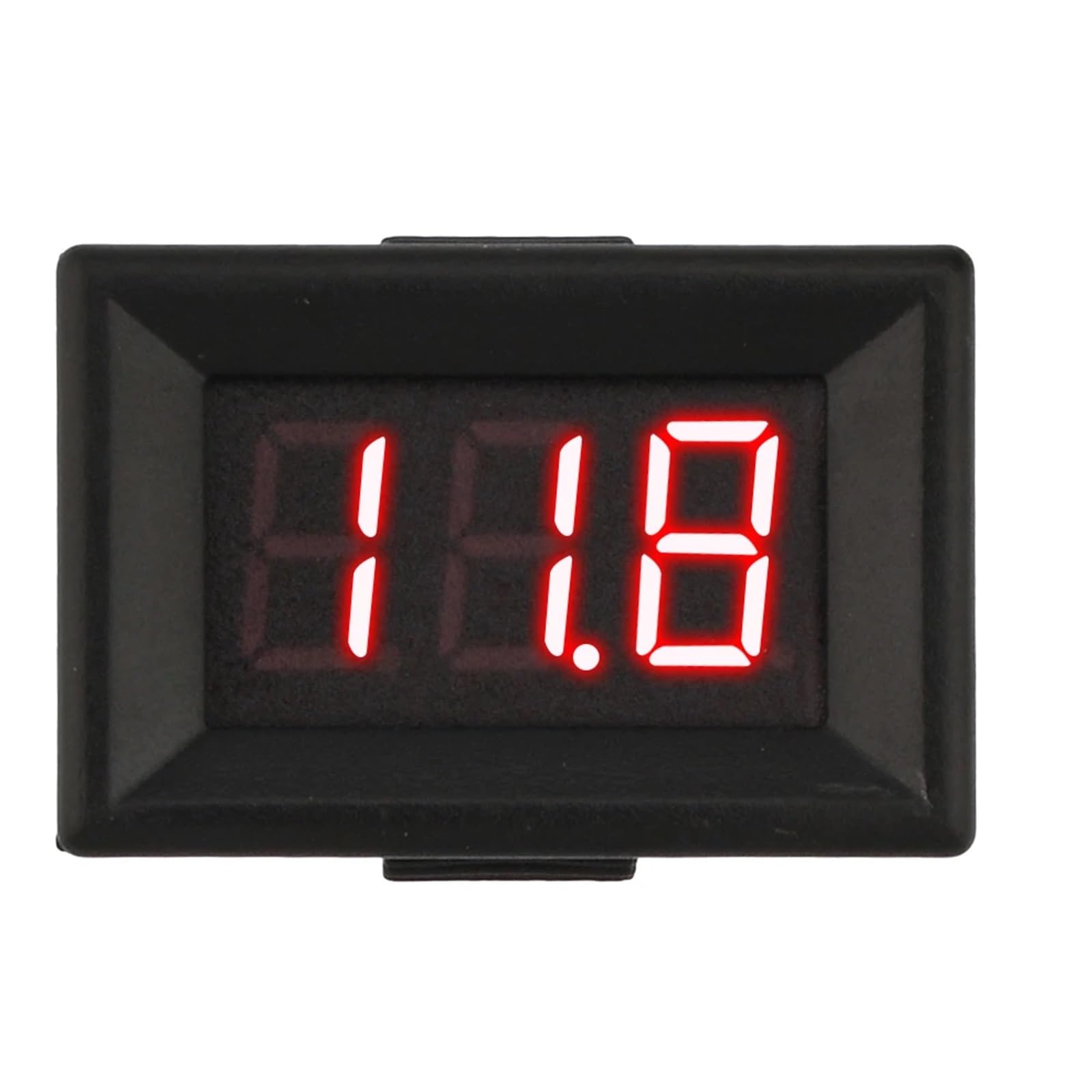 Cyfrowy termometr z wyświetlaczem LED Fahrenheita Celsjusza DC 4-28 V precyzyjny czujnik temperatury z wodoodpornym czujnikiem NTC (Fahrenheit Blue)
