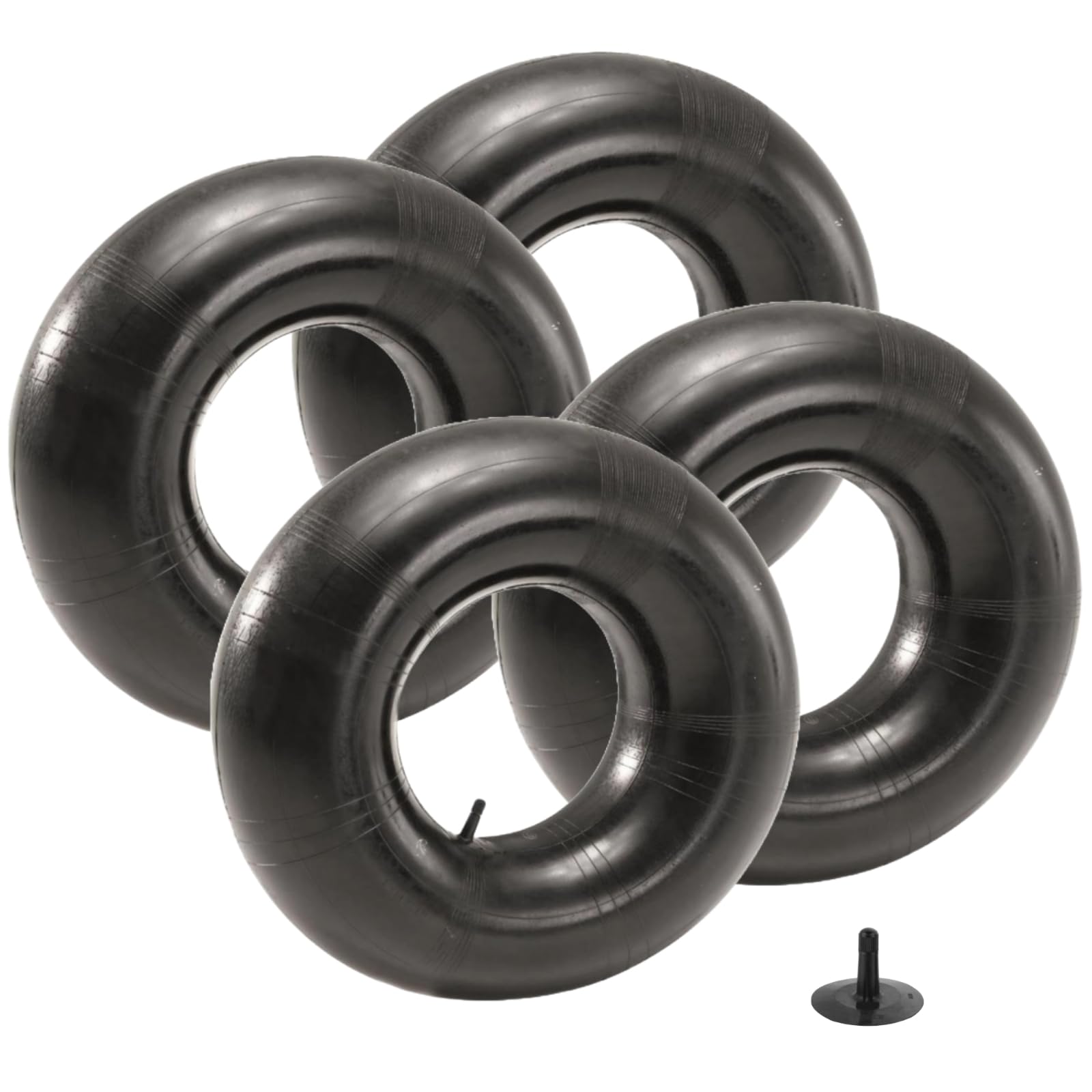 The ROP Shop | (4-Pack Tire Inner Tube 16x6.50x8 with TR13 Straight Stem for J. Thomas TU-1668