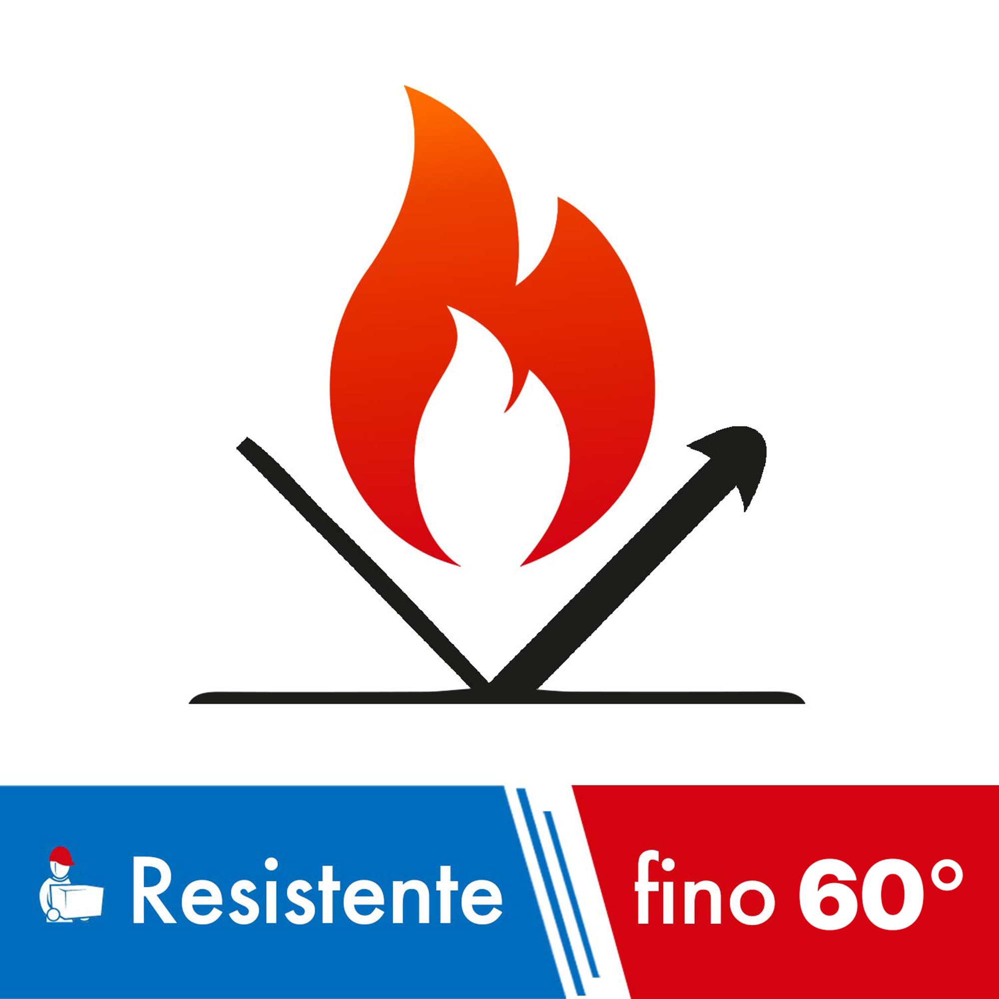 IMBALLAGGI 2000 - Nastro Carta Adesivo, 16 Pz 50x50 Resistente 60°, Nastro Adesivo Carta Pacchi e Imbianchino, Mascheratura e Verniciatura, Protezione per Verniciare e Imballaggio non Attacca Intonaco