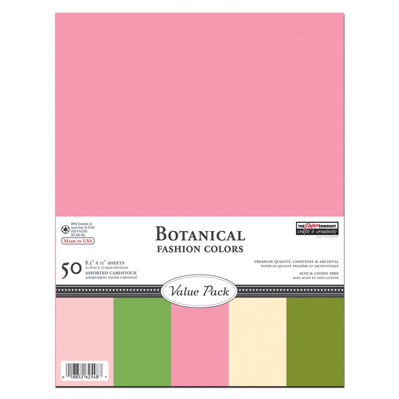Amazon.co.jp: THE PAPER COMPANY P62548 ボタニカルカードストック