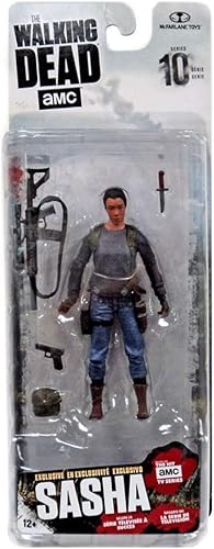 Miniatura 2 de McFarlane Walking Dead 14657 TV Sasha Figura de acción, 5 pulgadas