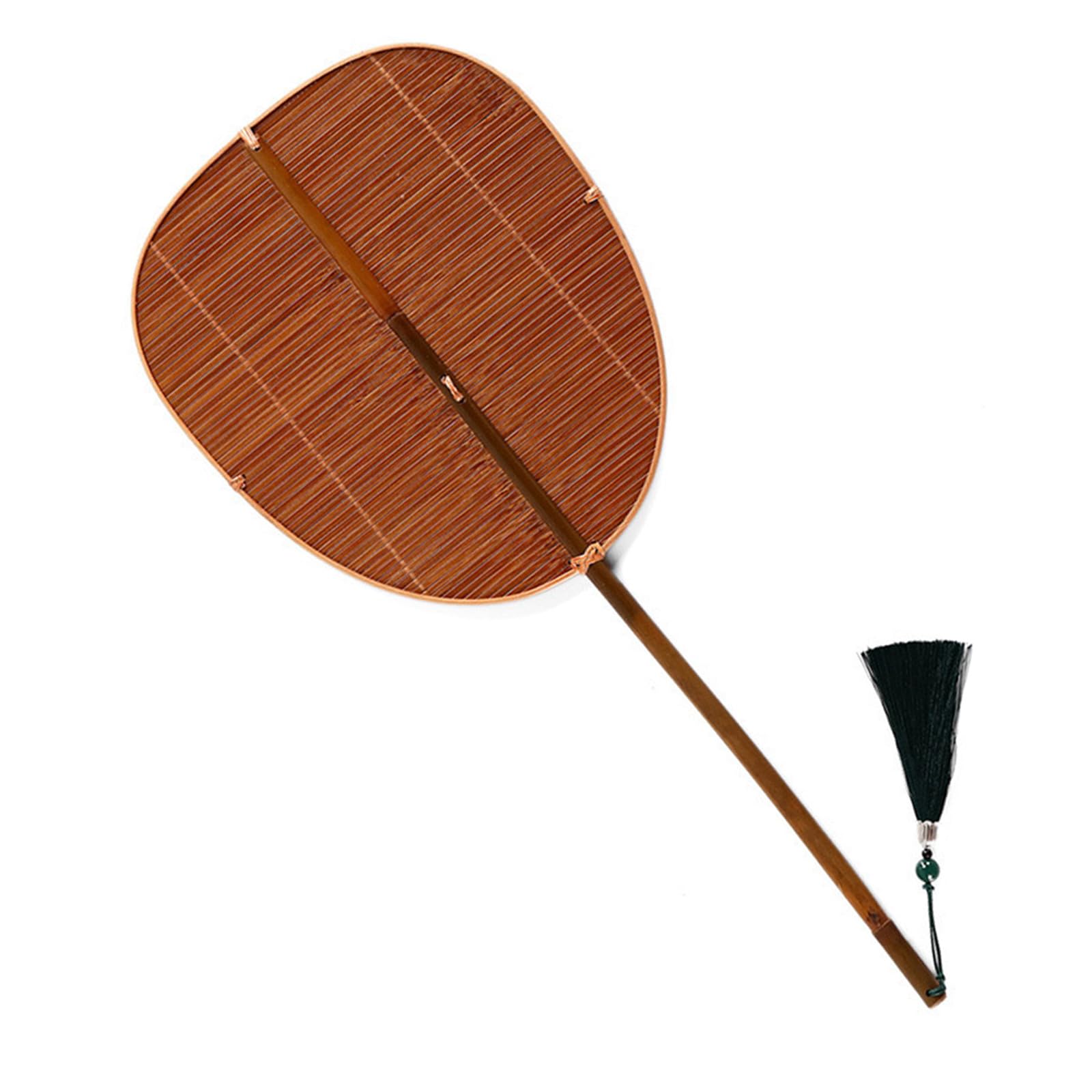 Buxuaaaa Hand Woven Handheld Fan Chinese Styles Fan Waist for Party Wedding Dance Home Decorations Chinese Styles Hand