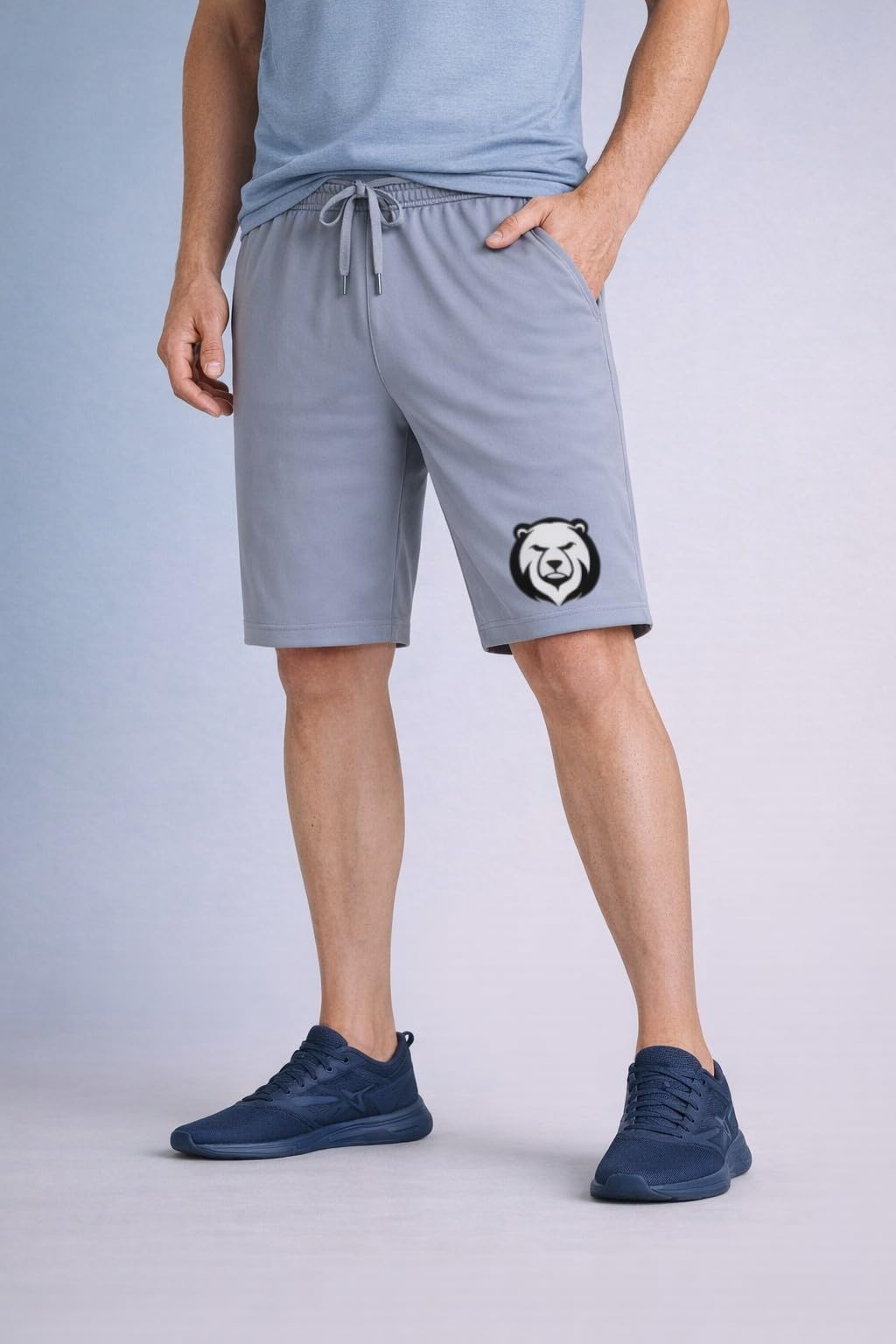 Skandaa Men's Shorts Grey 55-picture-46