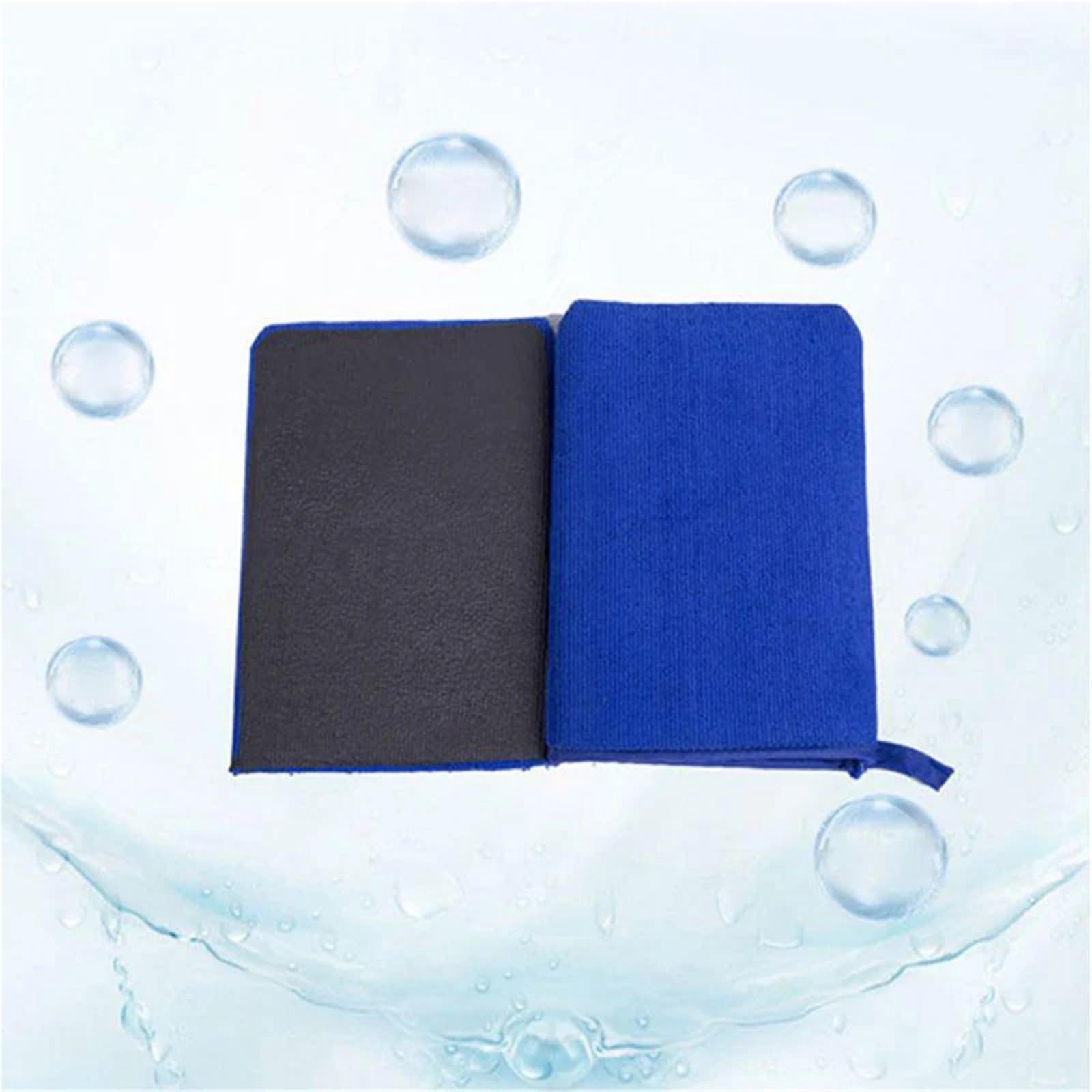 Tonhandschuh, Saubere Schwämme, Tücher, Bürsten | Autowaschhandschuh, Autopflege, Reinigungstuch, Tuch, Polierstange(Blue)