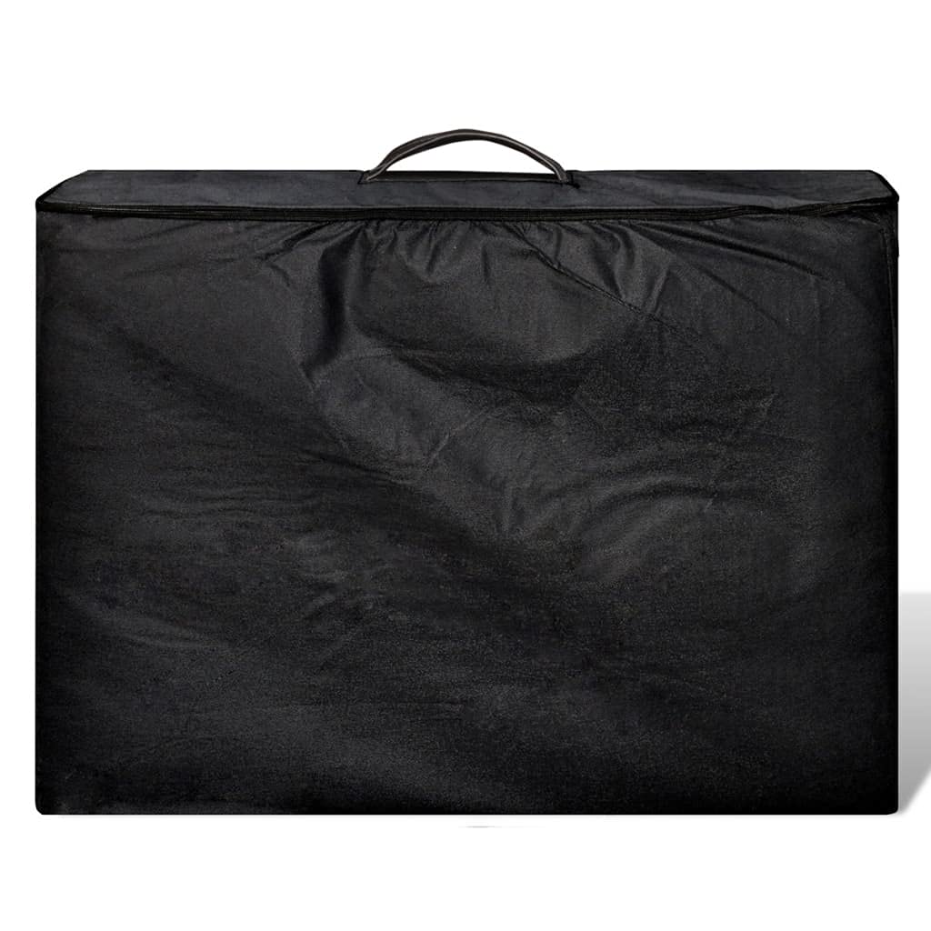 Table de Massage Pliable Noir 2 Zones avec Cadre en Aluminium,Santé & beauté,Hygiène personnelle,Massage & Relaxation,Tables de Massage,13.5 kg-110088