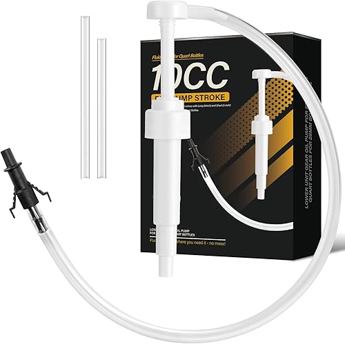 Miniatura 8 de Bomba de líquido para botellas estándar de cuarto de galón - 10cc por carrera de bomba, bomba de líquido de transmisión con adaptador de tercera