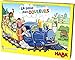 HABA 303737 - La loco des couleurs | jeu de société avec grand plateau de puzzle, dés, train, 24 tuiles pour passagers, 3 participations et 4 arrêts | jouets à partir de 3 ans