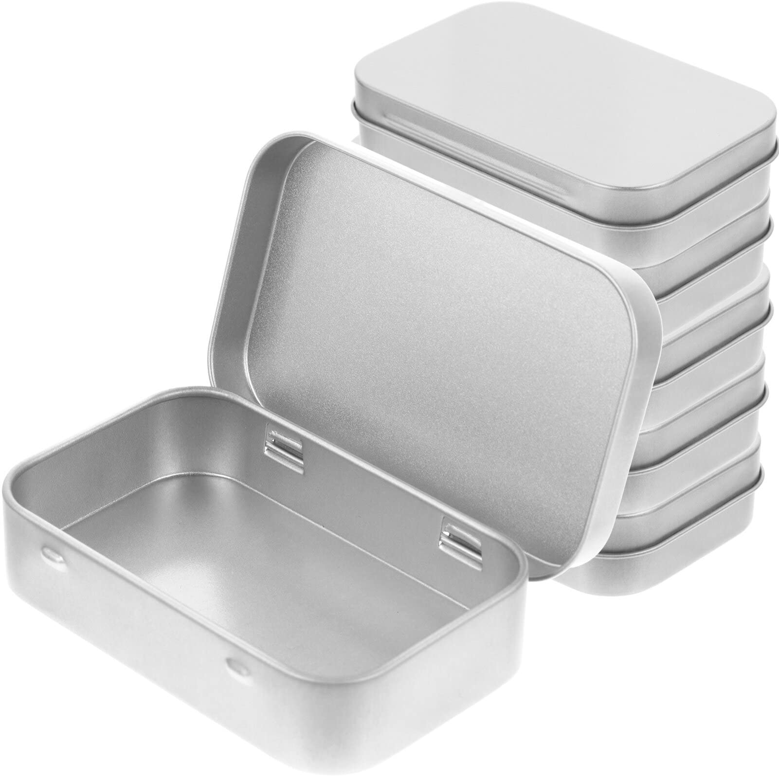 Amazon.co.jp: Ipetboom ギフト容器 6個 金属製 長方形 蝶番付き缶