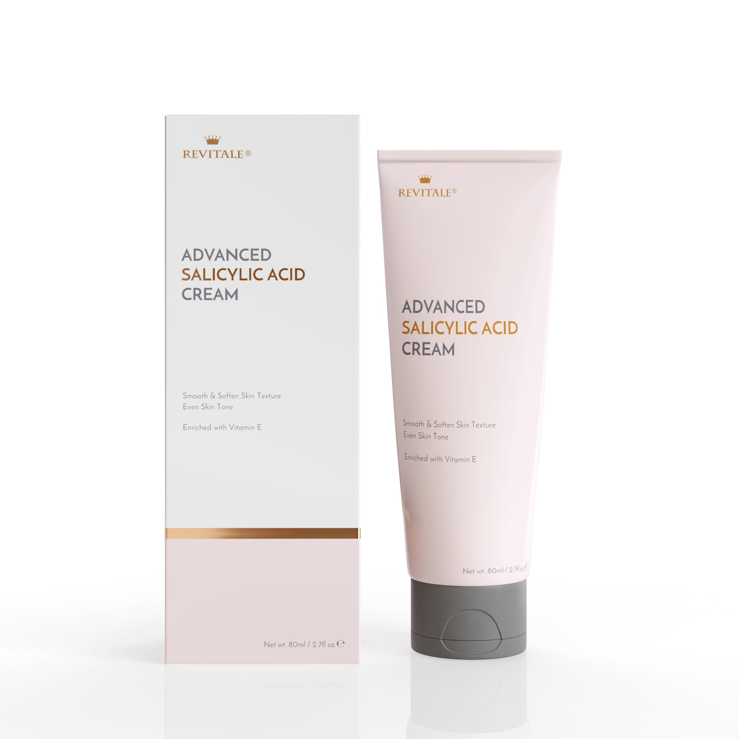 Revitale Advanced Salicylic Acid Cream for Face & Body 80g - Helps Smooth & Soften Skin Texture.For Rough, Bumpy & Blemish-prone Skin