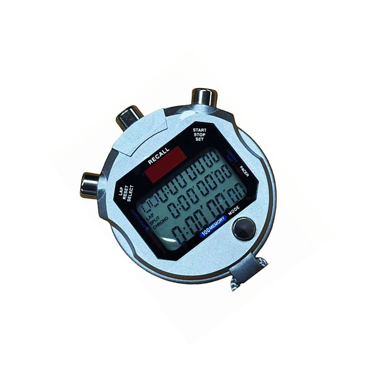 Accuracy Electronic Clock for Sports Referees Highlighting 3 Row 100 Lane Shih Tzus Accurate Competition Timing Permanent ABS Polystyrene Construction Clock