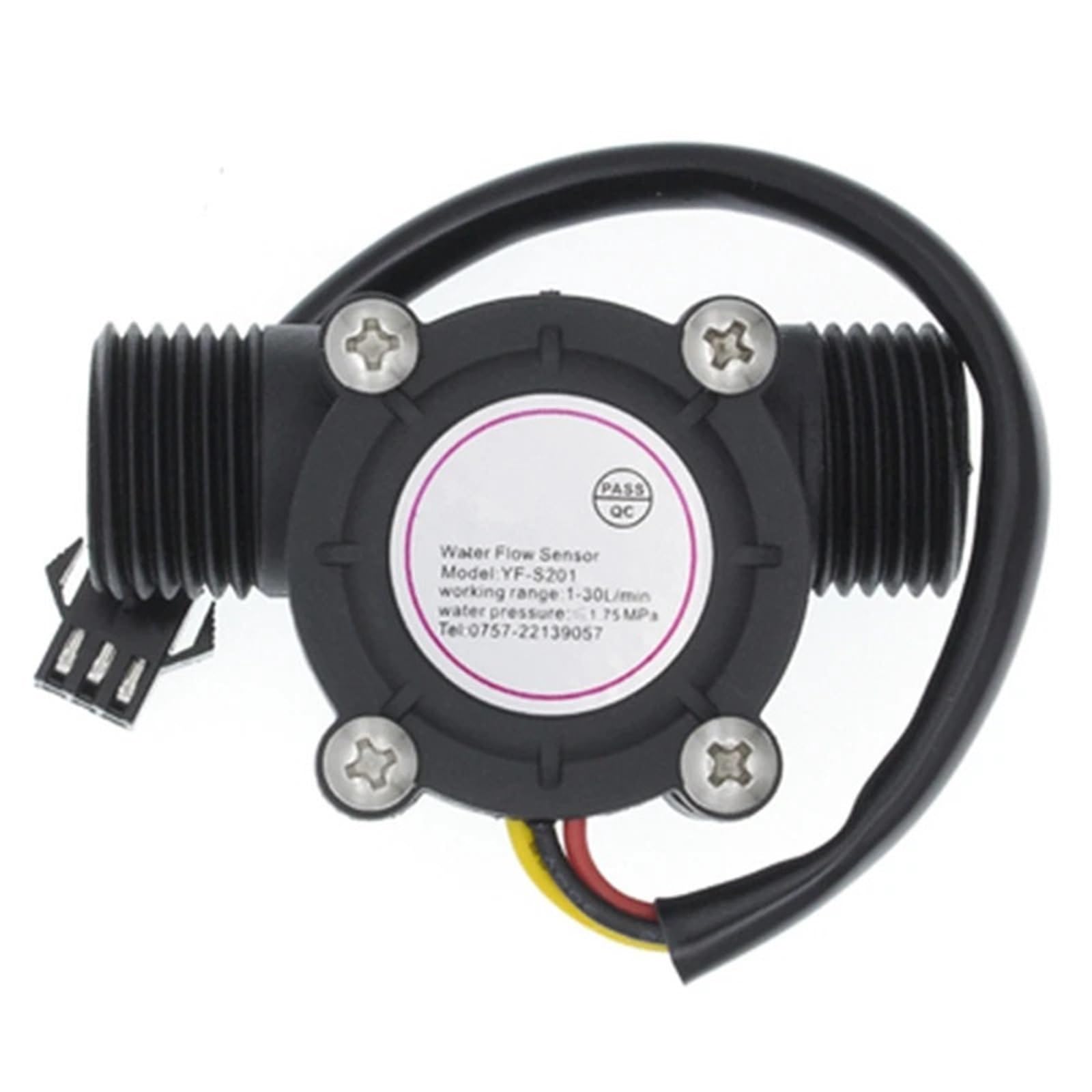 MXXDMOPD DC 5-18V Water Flow SensorFlowmeter Sensor Control Liquid 1-30L/min 2.0MPa Switch YF-S201