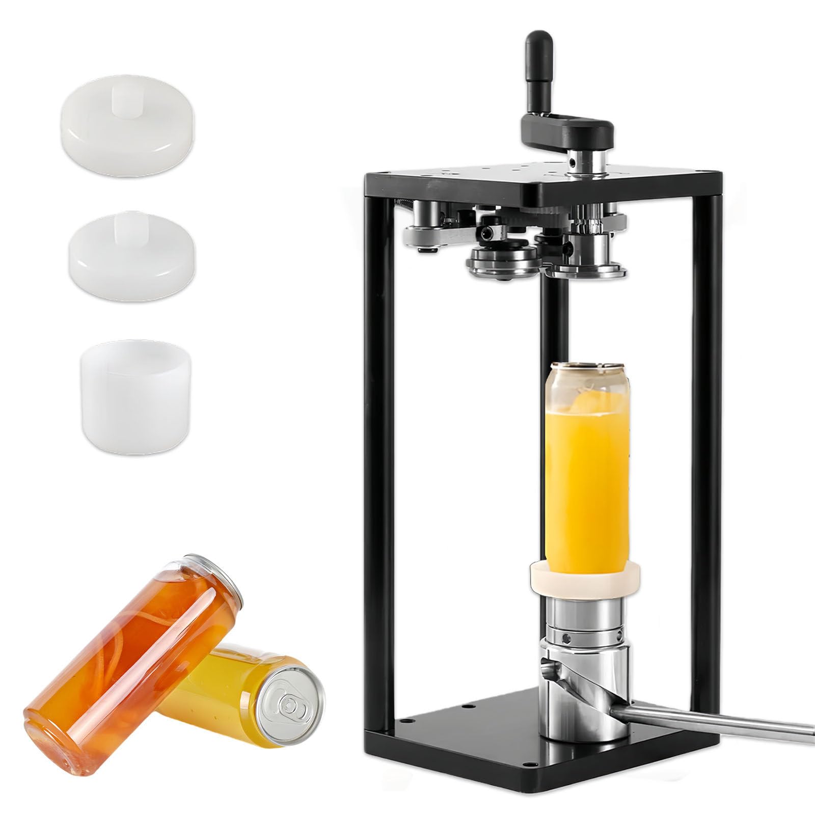 Machine à sceller manuelle pour adapter la hauteur des bouteilles et bocaux