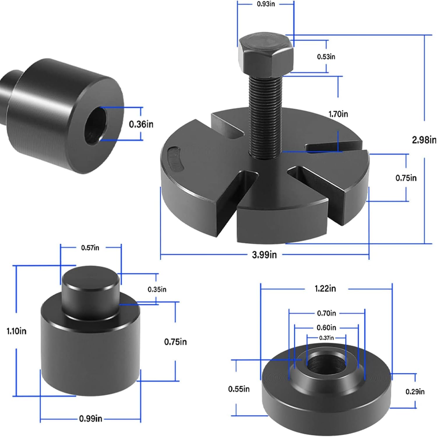 3.0L Water Pump Pulley Service Kit 303-S455 for Ford Escape equipped with 3.0L (4V) model years 2001-2003, for Mercury Sable equipped with 3.0L (4V) model years 2001-2005