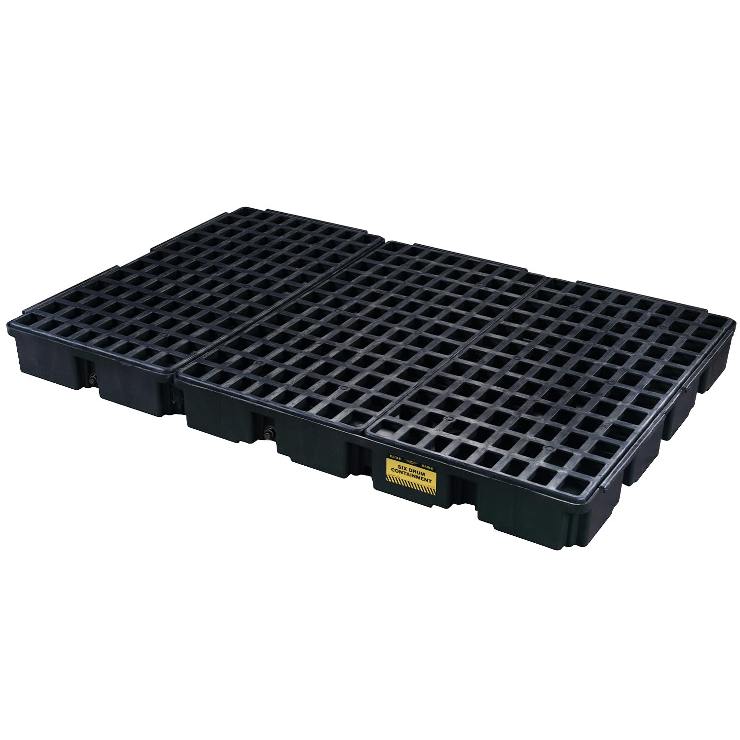 Eagle 2 Drum Spill Containment Pallet with Drain, Forklift Pockets, Yellow — Amazon image 10