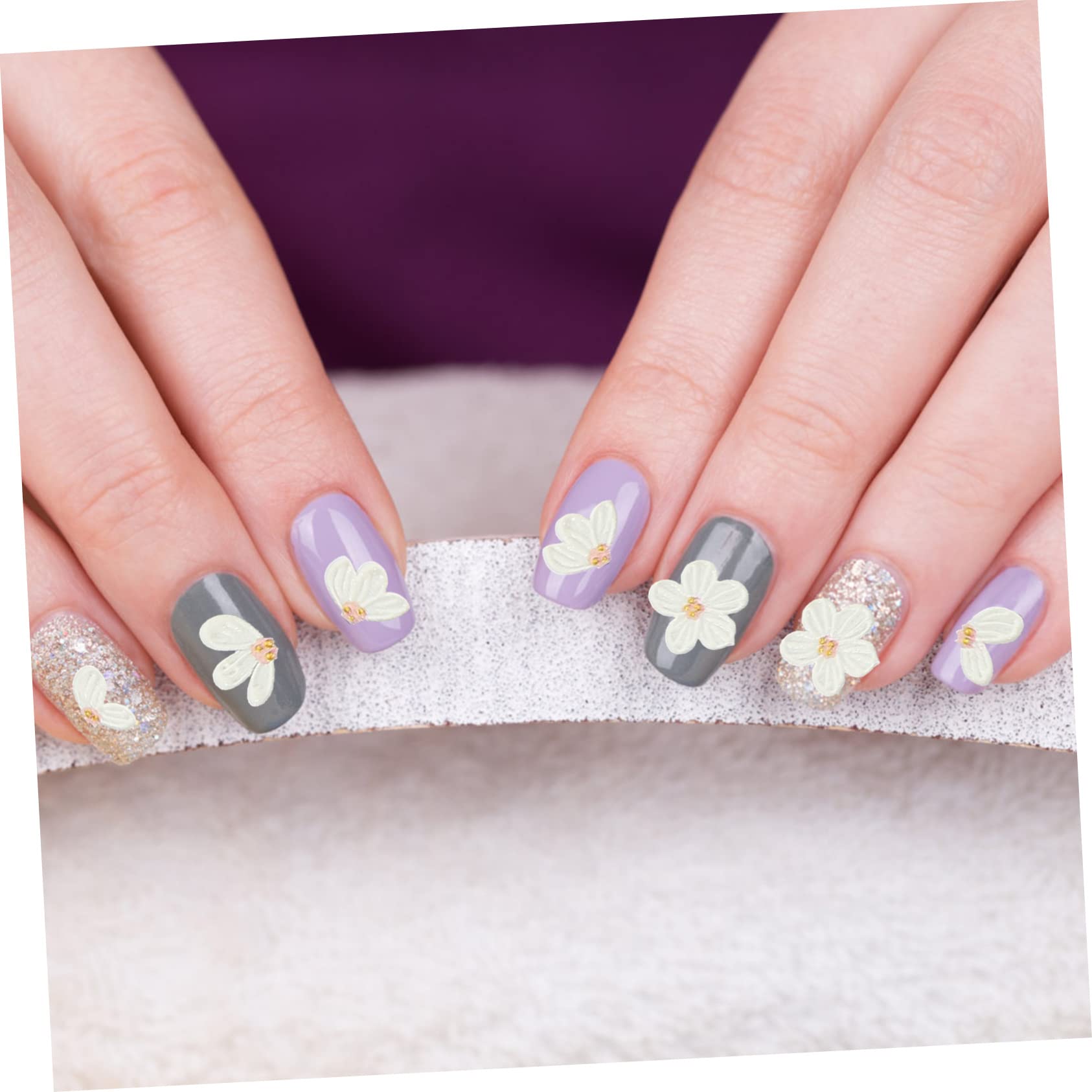 4 Set Adesivi Per Unghie Con Design Decorazioni Per Nail Art Per Donne E Ragazze Adesivi Autoadesivi Per Manicure Creativa E Personalizzata Per Domestico E Estetici 3 Fogli * 4
