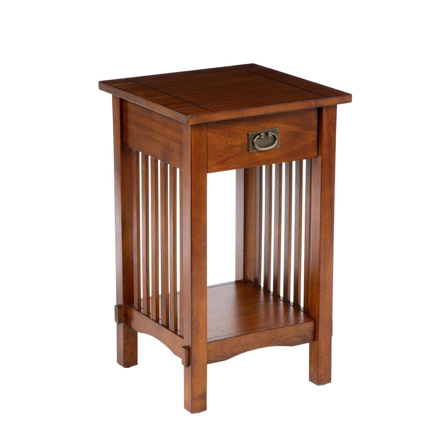 simple relax telephone stand with drawer antique oak