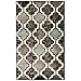 Superior Indoor Small Area Rug, Jute Backed, Perfect for Living/ Dining Room, Bedroom, Office, Kitchen, Entryway, Modern Geometric Trellis Floor Decor, Viking Collection, 3' x 5', Chocolate