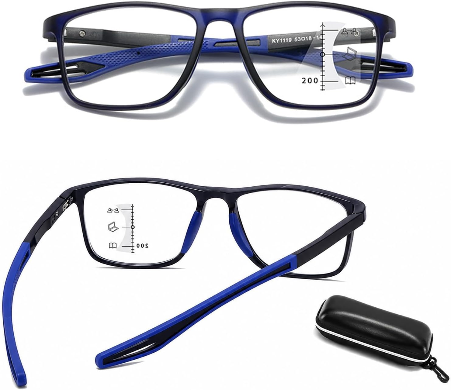 Varifocal Reading Glasses Men Women, Auto Focus Self Adjusting Eyeglasses