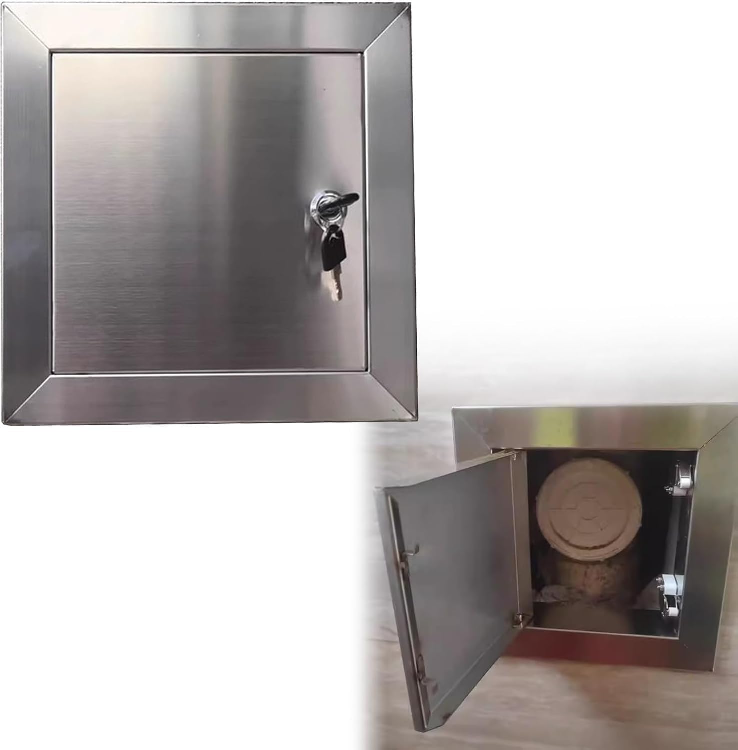 Escotilla de inspección de pared con cerradura y alta resistencia