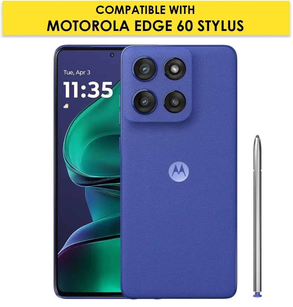 Image of RIGGEAR Shockproof Sleek Hybrid Armor Back Cover Case for Motorola Moto Edge 60 Stylus 5G (Smoke Black Matte PC with Black TPU Bumper)