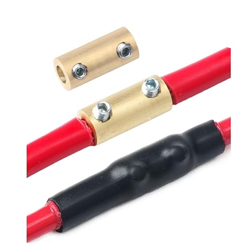 Miniatura 6 de 20 conectores de acoplamiento de calibre 8, kit de abrazadera de cobre, conector de terminal cuadrado, kit de terminales sin presión de alambre y