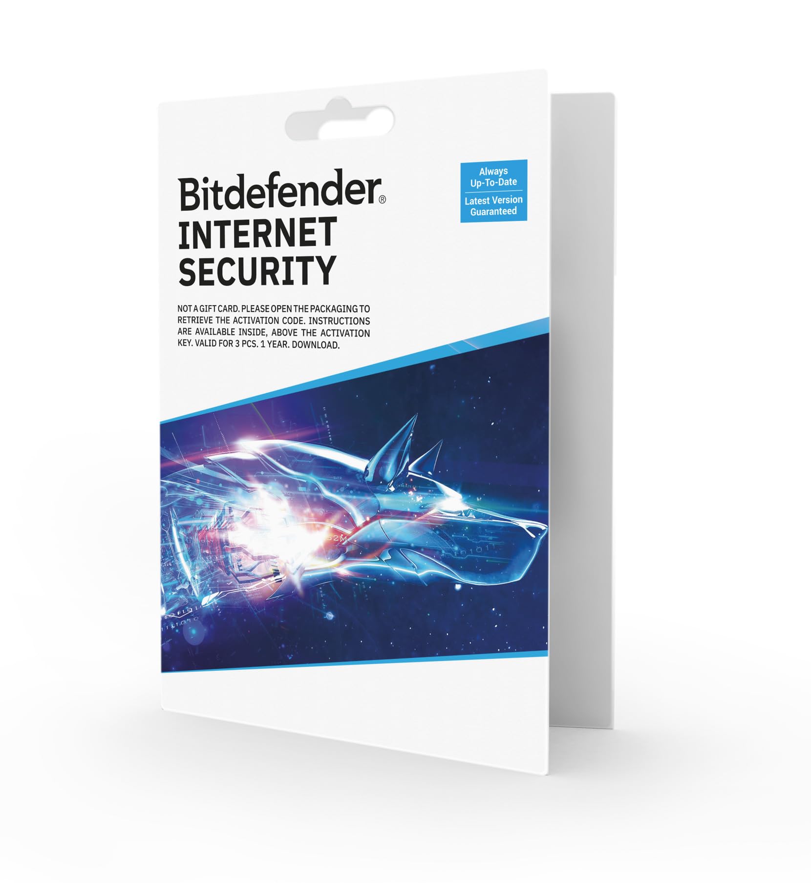 Bitdefender Internet Security | 3 Devices | 1 year Subscription | PC | Activation Code by Post