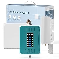 ANNTLENT Ripetitore 4G 3G 2G Amplificatore Segnale Cellulare Mobile Ripetitore Segnale GSM/LTE/DCS/WCDMA