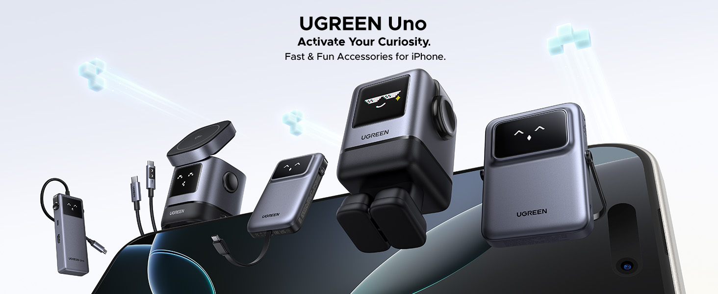 Amazon.com: UGREEN Uno - Banco de energía magnético, cargador