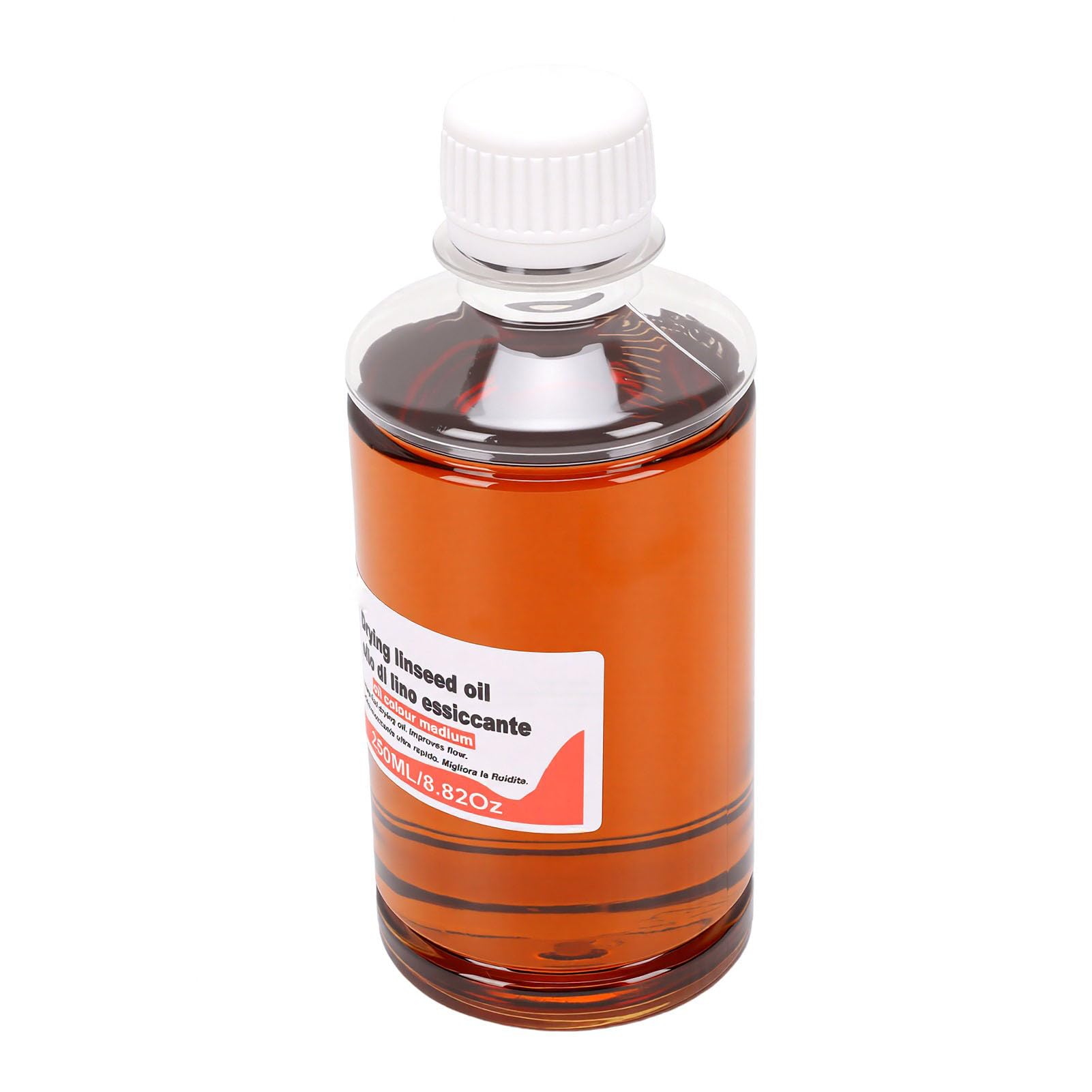 EMUKOEP Peinture à L'huile de Lin à Séchage Rapide Diluant Pigmentaire Moyen Améliorateur de Débit de Peinture Renforceur de Débit de Moyen 250 Ml avec Transparence Brill