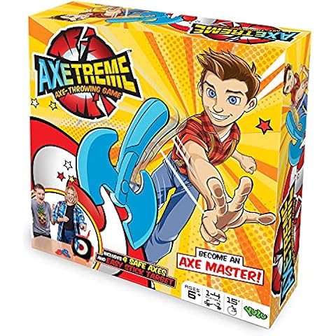 YULU YL020455 Axetreme, Axe Throwing Kids-Interactive Family Game for Boys and Girls Ages 6+, 26.7 x 26.7 x 10 Centimeters Cover