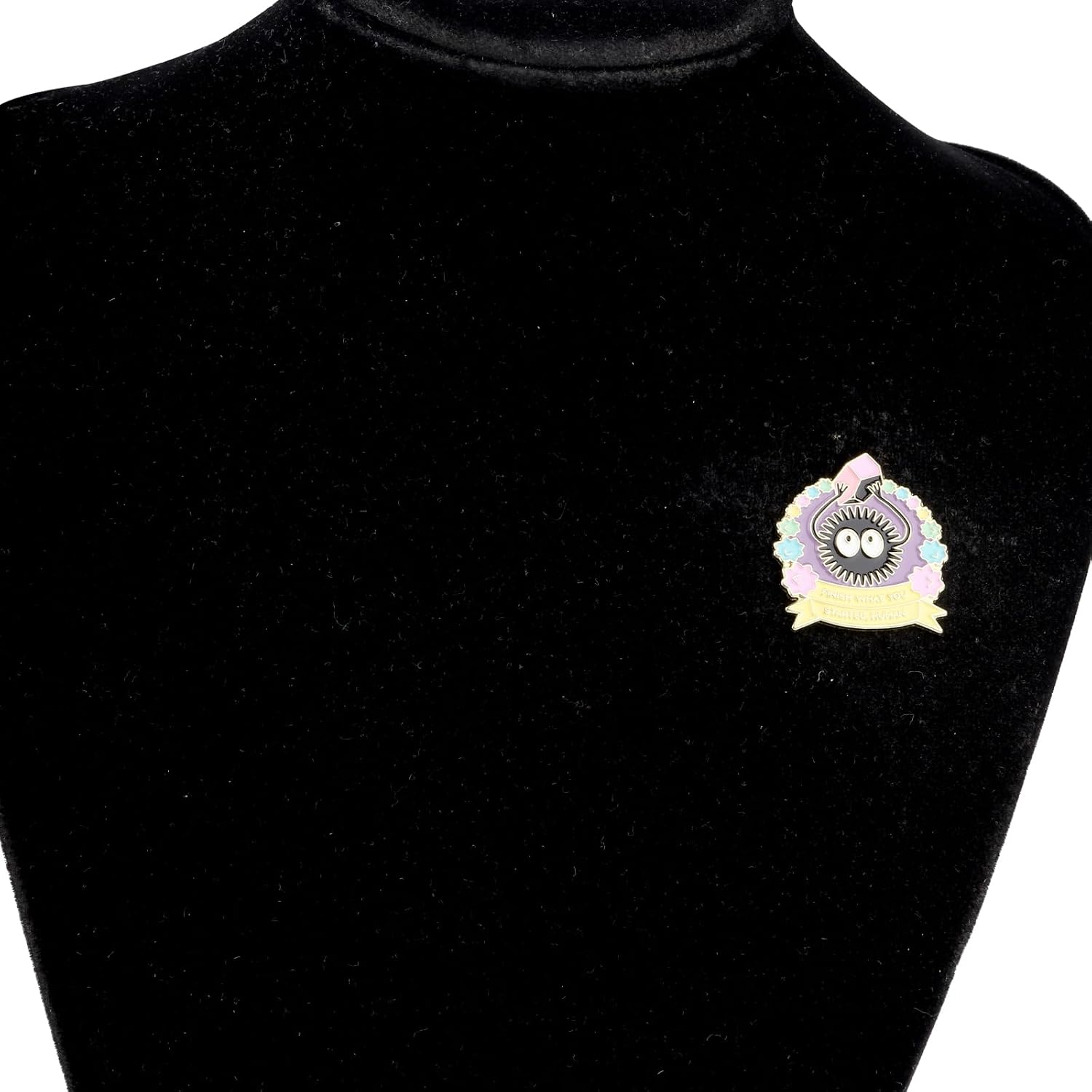 PLITI Anime Inspired Gift Dust Elf Gift Animated Movie Gifts Finish What You Started Human Soot Sprite Brooch Pin For Fans