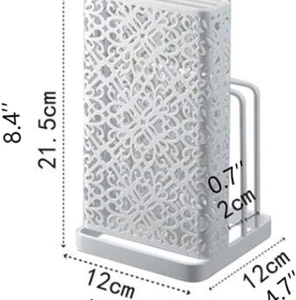 Kitchen Knife Holder Creative Hollow Out Knife Block Kitchen Stainless Steel Tool Storage Rack Knives Holder Stand Knife Rack Knofe Holder